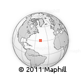 Outline Map of the Area around 31° 11' 6" N, 47° 31' 29" W, rectangular outline