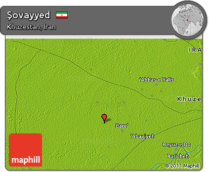 Physical 3D Map of Şovayyed