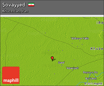 Physical 3D Map of Şovayyed