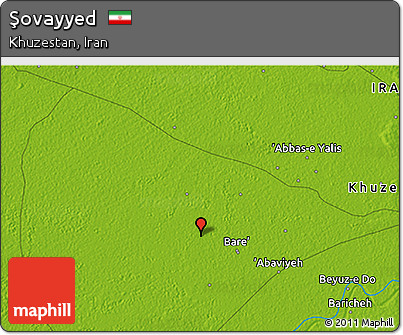 Physical 3D Map of Şovayyed