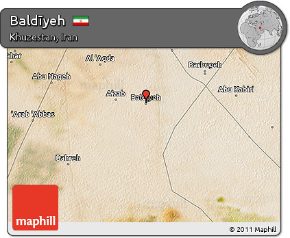 Satellite 3D Map of Baldīyeh