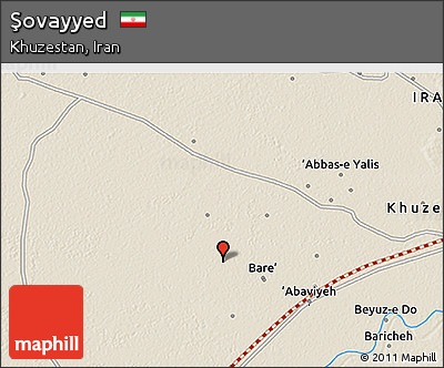 Shaded Relief 3D Map of Şovayyed