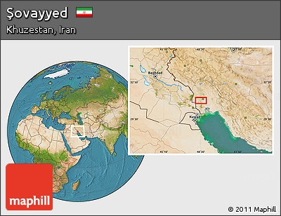 Satellite Location Map of Şovayyed