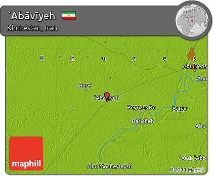 Physical Map of `Abāvīyeh