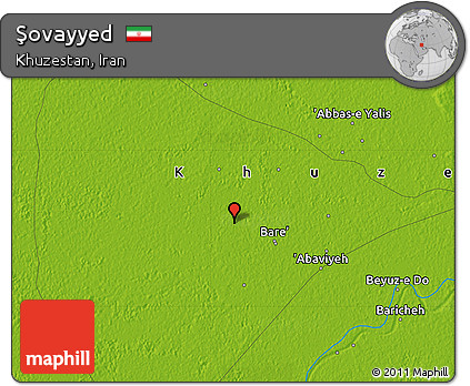 Physical Map of Şovayyed