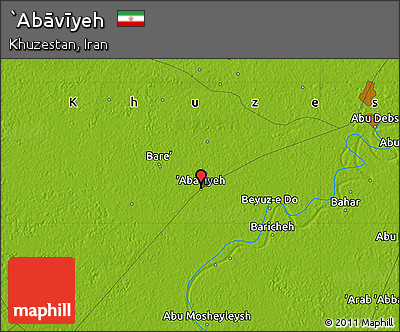Physical Map of `Abāvīyeh