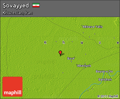 Physical Map of Şovayyed
