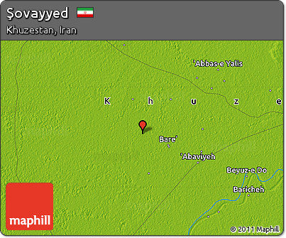 Physical Map of Şovayyed
