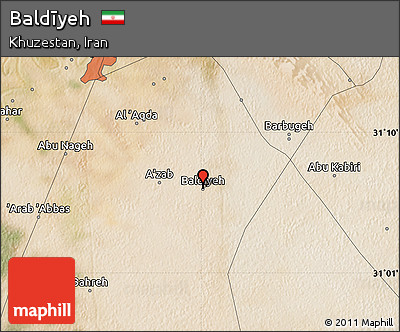 Satellite Map of Baldīyeh