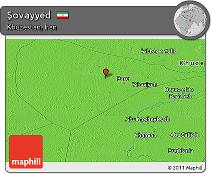 Political Panoramic Map of Şovayyed