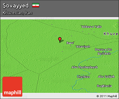 Political Panoramic Map of Şovayyed