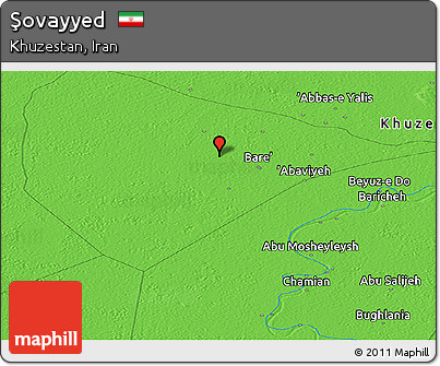 Political Panoramic Map of Şovayyed