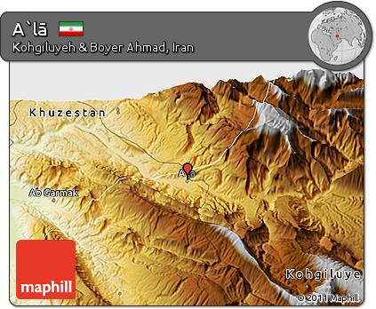 Physical 3D Map of A`lā