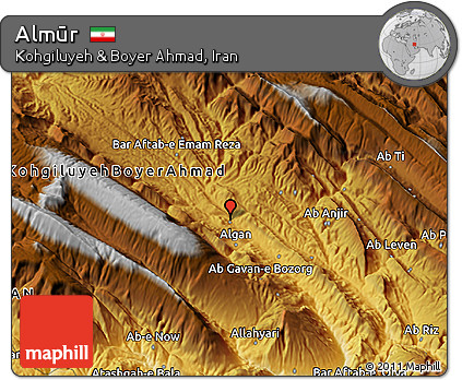 Physical 3D Map of Almūr