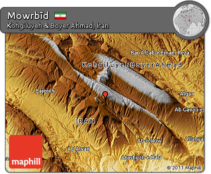 Physical 3D Map of Mowrbīd