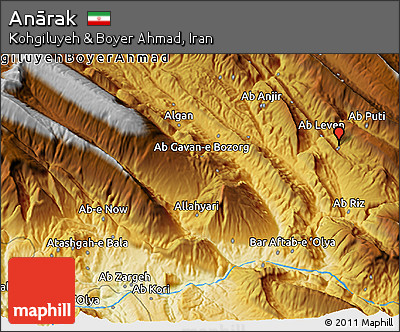 Physical 3D Map of Anārak