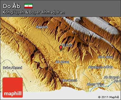 Physical 3D Map of Do Āb