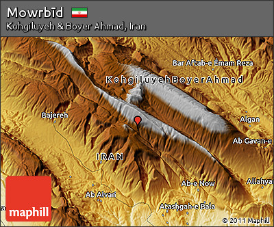 Physical 3D Map of Mowrbīd