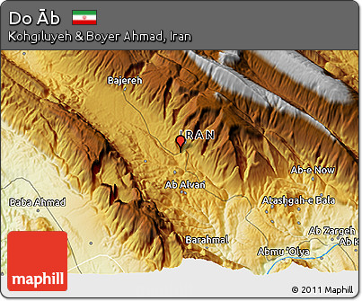 Physical 3D Map of Do Āb