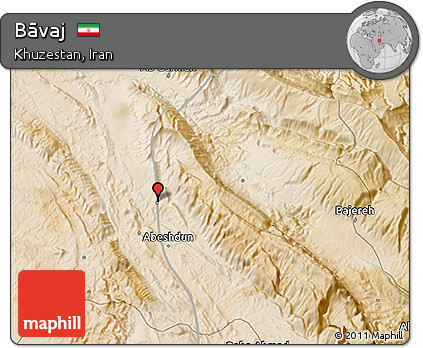 Satellite 3D Map of Bāvaj