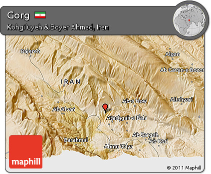 Satellite 3D Map of Gorg