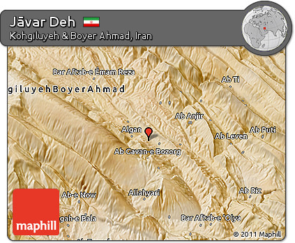 Satellite 3D Map of Jāvar Deh