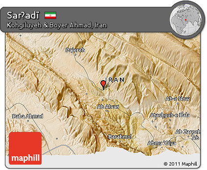 Satellite 3D Map of Sarḩadī