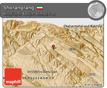 Satellite 3D Map of Shorangrang