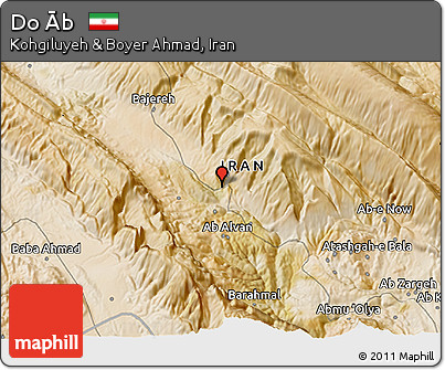 Satellite 3D Map of Do Āb