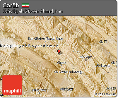 Satellite 3D Map of Garāb