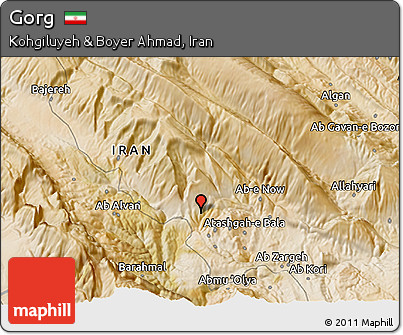 Satellite 3D Map of Gorg