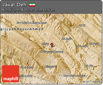 Satellite 3D Map of Jāvar Deh