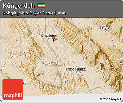 Satellite 3D Map of Kūngerdeh