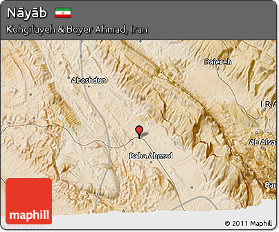 Satellite 3D Map of Nāyāb