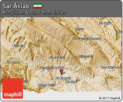 Satellite 3D Map of Sar Āsīāb