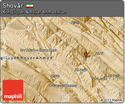 Satellite 3D Map of Shovār