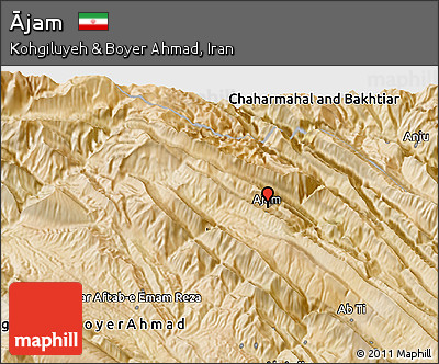 Satellite 3D Map of Ājam