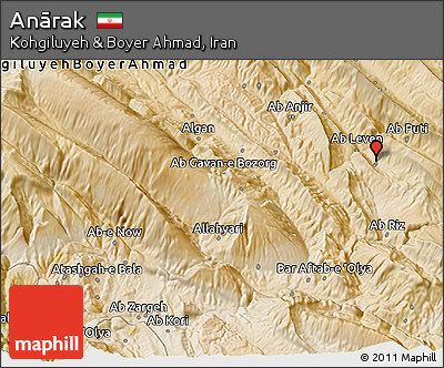 Satellite 3D Map of Anārak