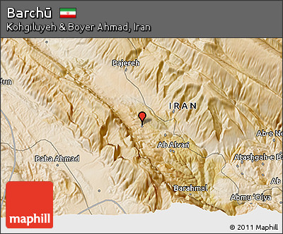 Satellite 3D Map of Barchū