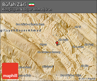 Satellite 3D Map of Būfah Zārī