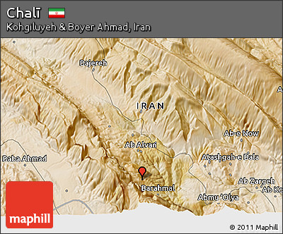 Satellite 3D Map of Chalī
