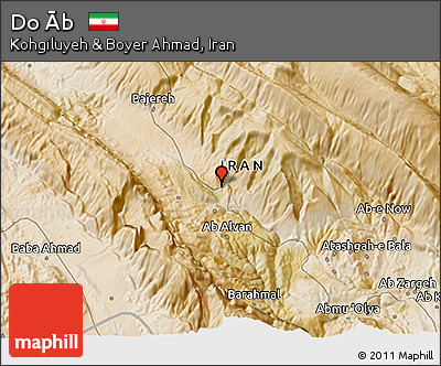 Satellite 3D Map of Do Āb