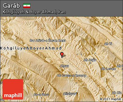 Satellite 3D Map of Garāb