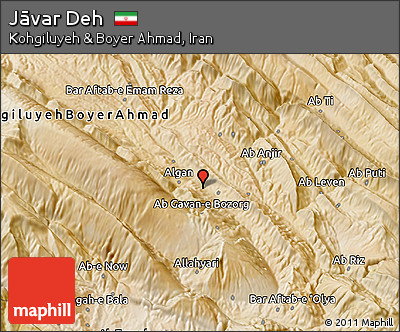 Satellite 3D Map of Jāvar Deh