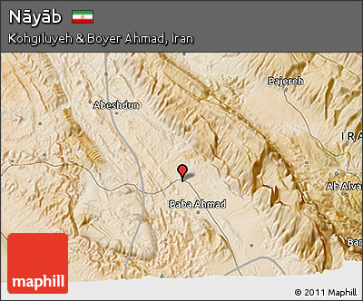 Satellite 3D Map of Nāyāb