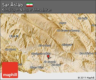 Satellite 3D Map of Sar Āsīāb