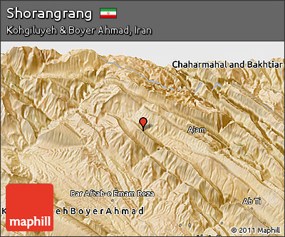 Satellite 3D Map of Shorangrang