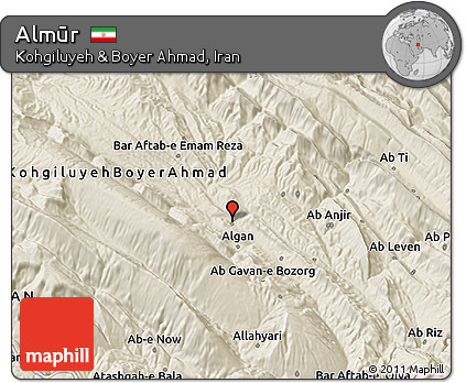 Shaded Relief 3D Map of Almūr