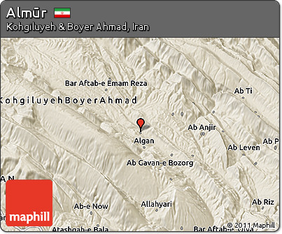 Shaded Relief 3D Map of Almūr
