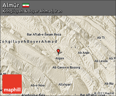Shaded Relief 3D Map of Almūr
